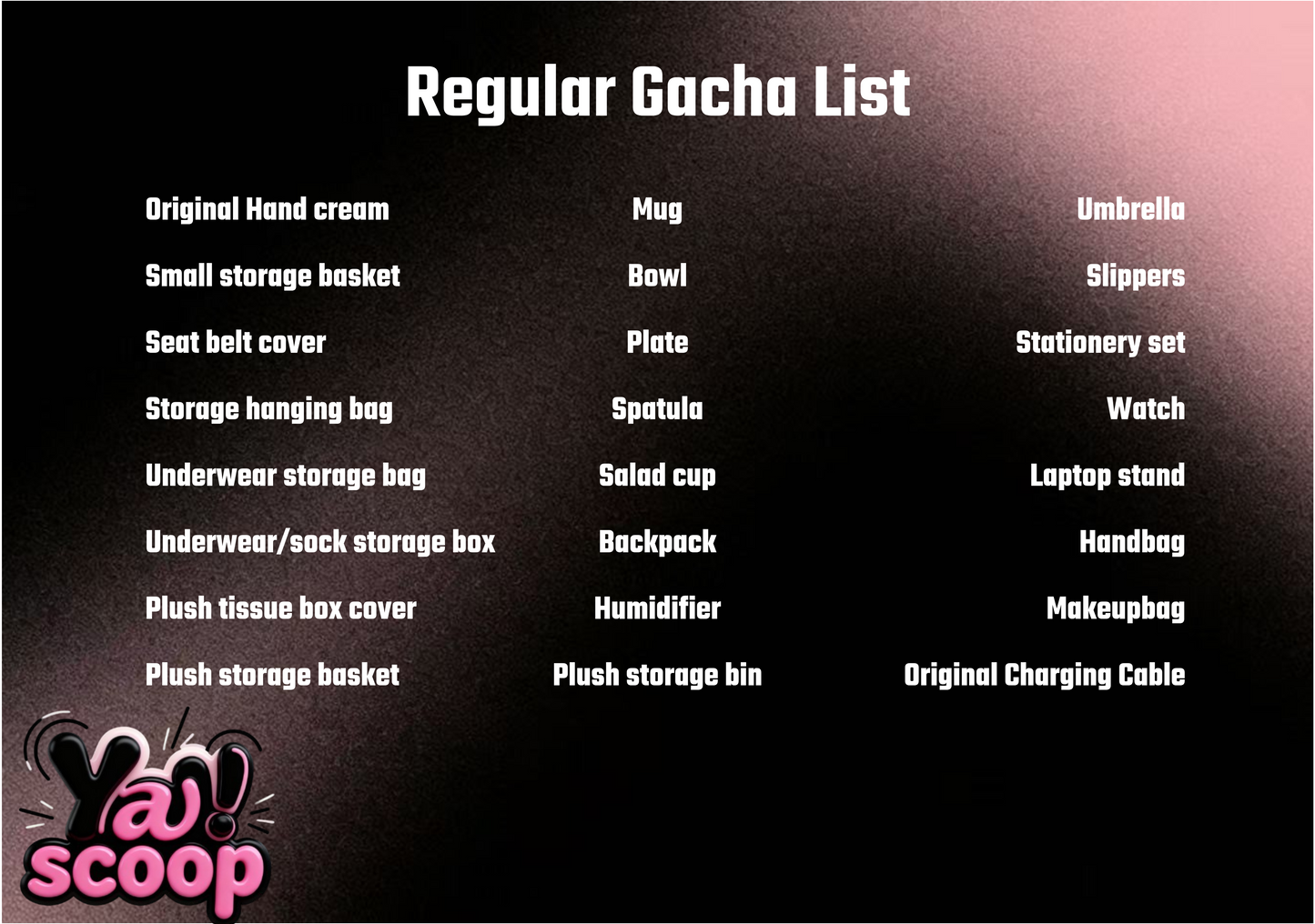 Lucky Scoop （All Categories）