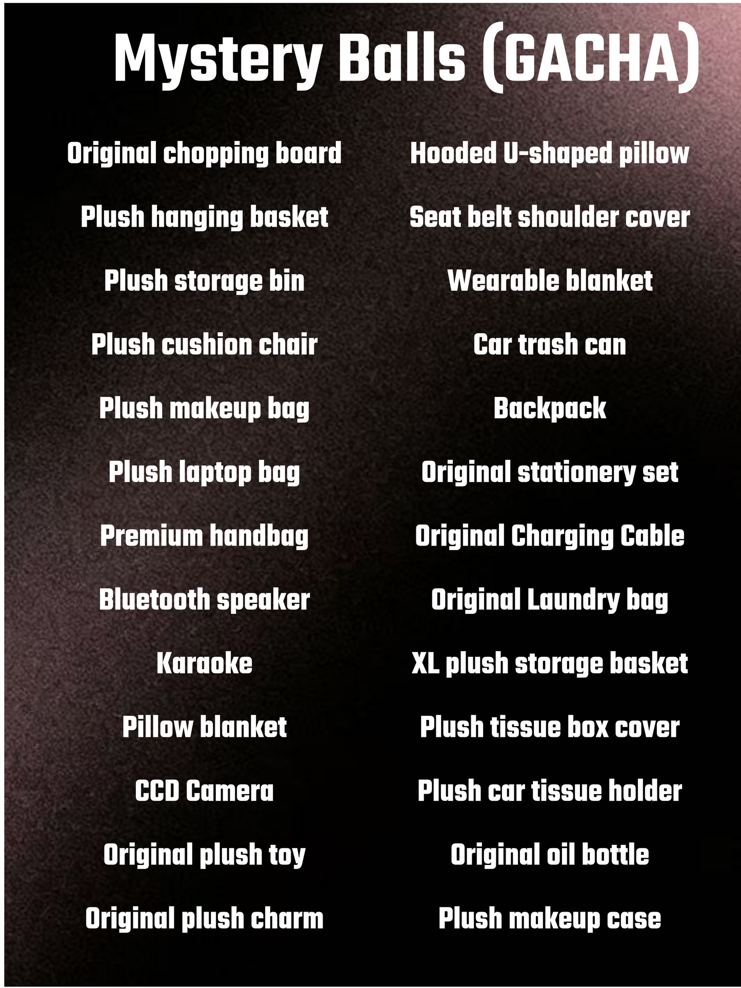 Premium Mystery Balls（GACHA）